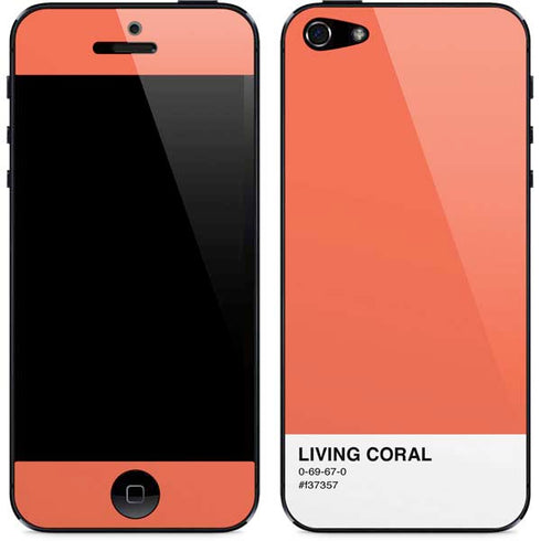 Living Coral iPhone 5/5s/5SE Skin