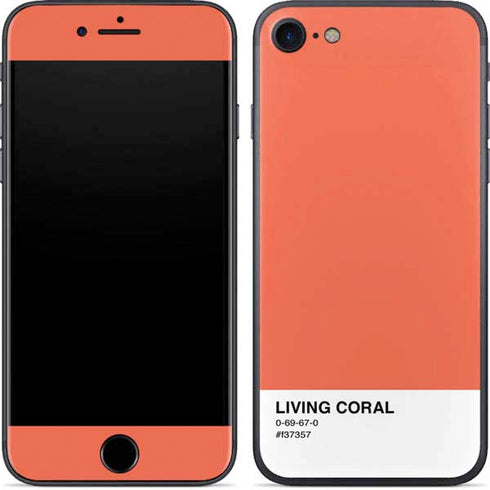 Living Coral iPhone 8 Skin
