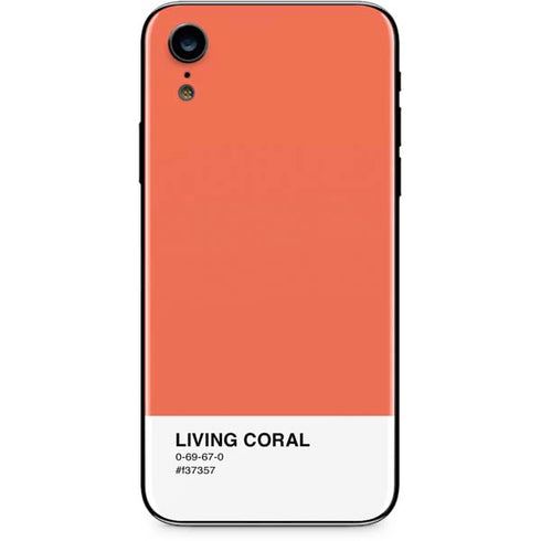 Living Coral iPhone XR Skin