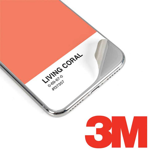 Living Coral iPhone XS Max Skin