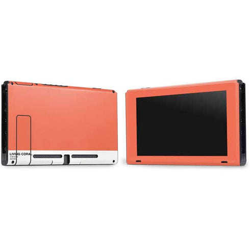 Living Coral Nintendo Switch Bundle Skin