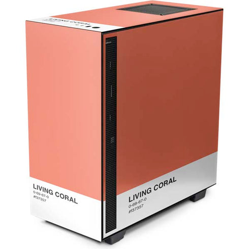 Living Coral NZXT H510 Compact ATX Mid-Tower Case Skin