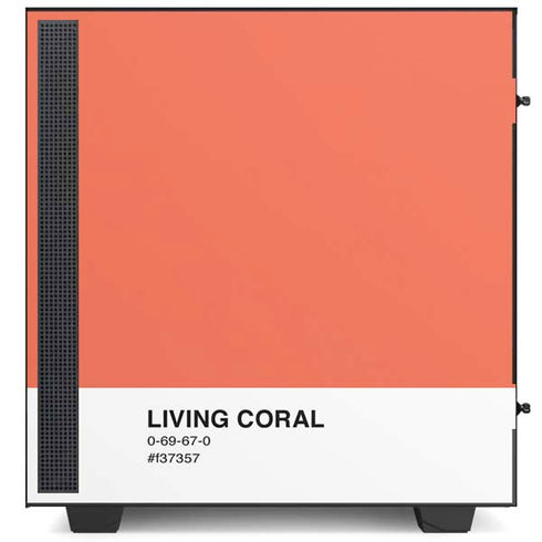 Living Coral NZXT H510 Compact ATX Mid-Tower Case Skin