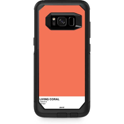 Living Coral Otterbox Commuter Galaxy Skin
