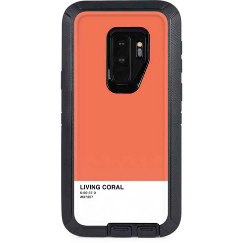 Living Coral Otterbox Defender Galaxy Skin
