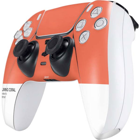 Living Coral PS5 Controller Skin