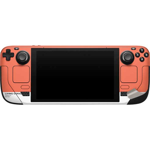Living Coral Steam Deck Handheld Gaming Computer Skin