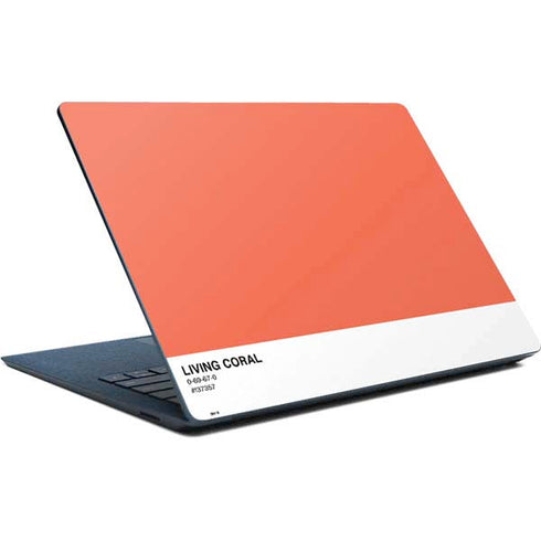 Living Coral Surface Laptop Skin