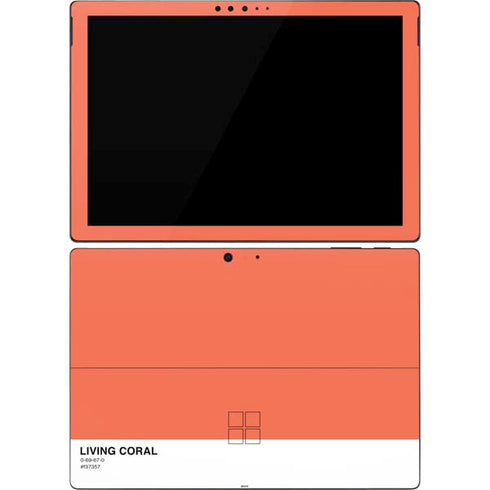 Living Coral Surface Pro 7 Skin