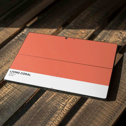 Living Coral Surface Pro 7 Skin