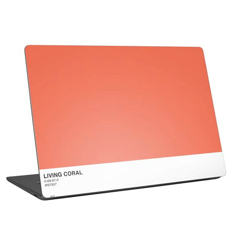 Living Coral Universal Laptop 12in (9.8 x 6.8in) Skin