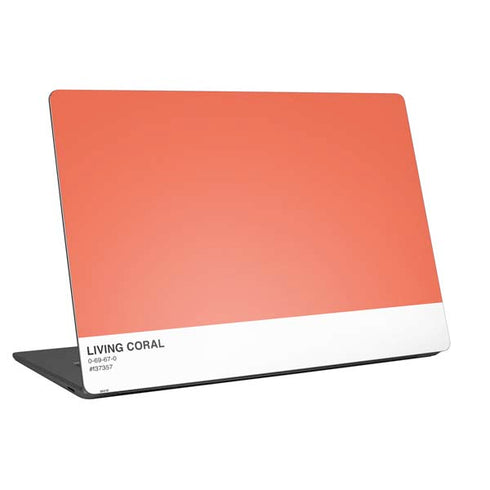 Living Coral Universal Laptop 15in (12.2 x 8.8in) Skin
