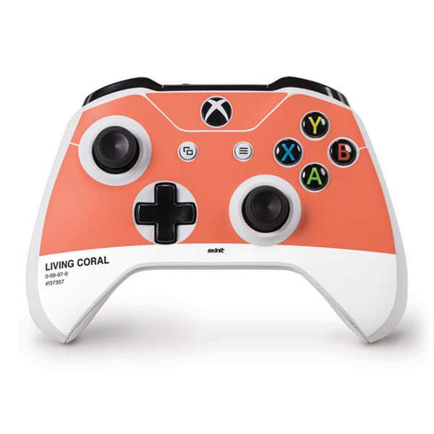 Living Coral Xbox One S Controller Skin