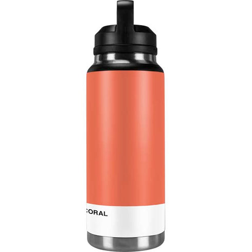 Living Coral YETI Rambler 36oz Bottle Skin