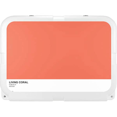 Living Coral YETI Tundra 35 Hard Cooler Skin