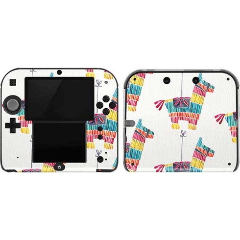 Cat Coq Llama Pinata Nintendo 2DS Skin