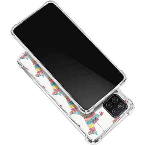 Cat Coq Llama Pinata Galaxy A12 Clear Case