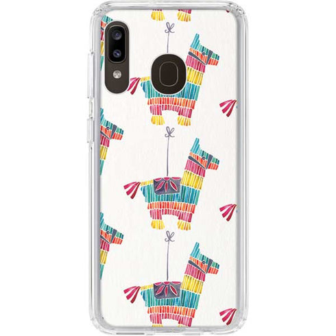 Cat Coq Llama Pinata Galaxy A20 Clear Case