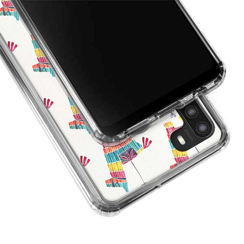 Cat Coq Llama Pinata Galaxy A21 Clear Case