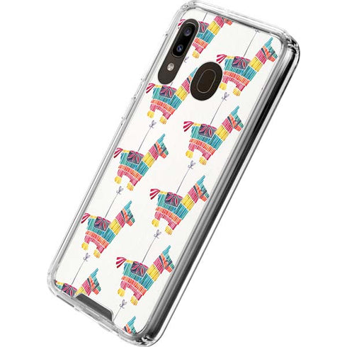 Cat Coq Llama Pinata Galaxy A30 Clear Case