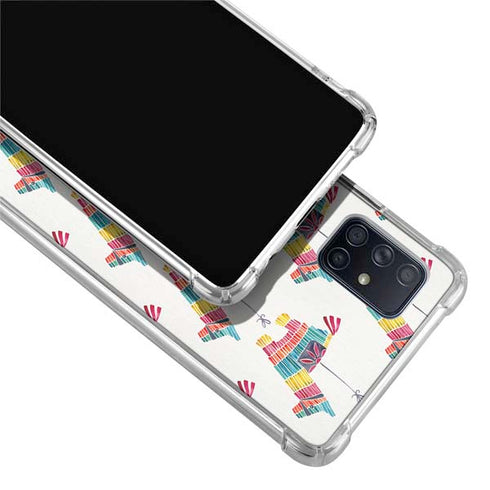 Cat Coq Llama Pinata Galaxy A71 5G Clear Case