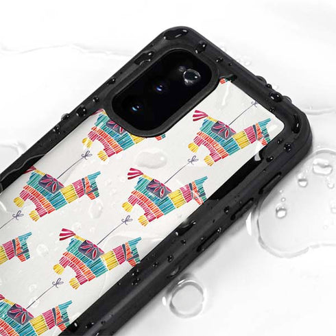 Cat Coq Llama Pinata Galaxy S20 Waterproof Case
