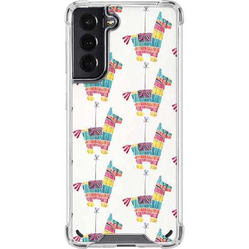 Cat Coq Llama Pinata Galaxy S21 5G Clear Case