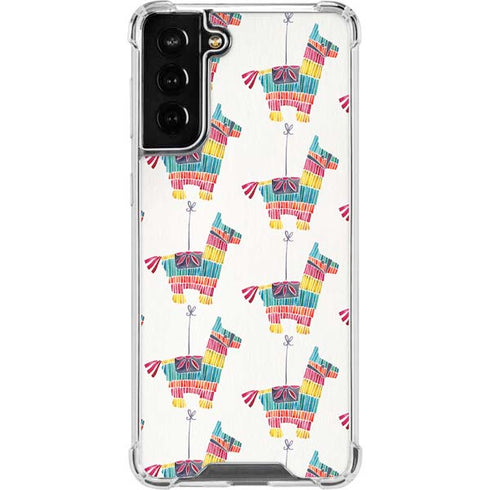 Cat Coq Llama Pinata Galaxy S21 FE Clear Case