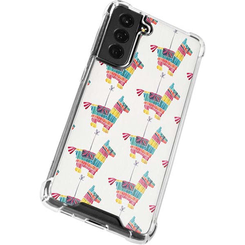 Cat Coq Llama Pinata Galaxy S21 FE Clear Case