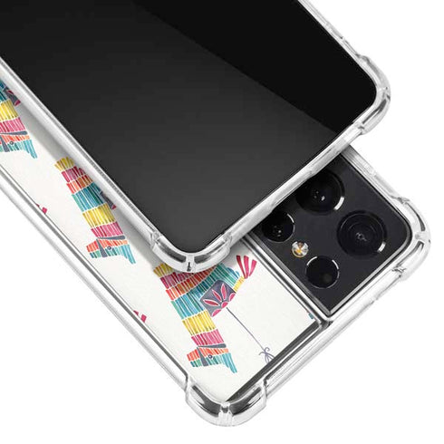 Cat Coq Llama Pinata Galaxy S21 Ultra 5G Clear Case