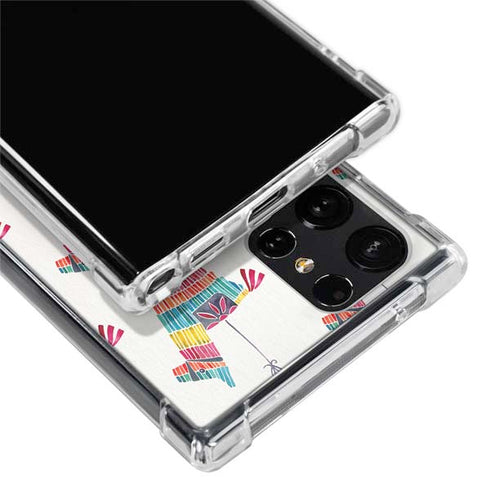 Cat Coq Llama Pinata Galaxy S22 Ultra Clear Case