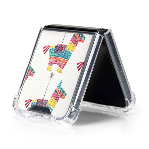 Llama Pinata by Cat Coq Galaxy Z Flip5 5G Clear Case