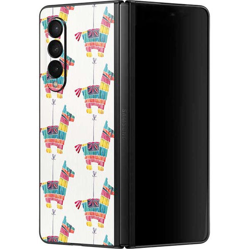 Cat Coq Llama Pinata Galaxy Z Fold3 5G Skin