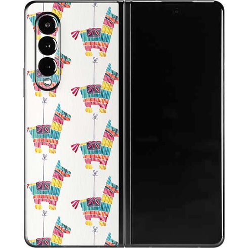 Cat Coq Llama Pinata Galaxy Z Fold3 5G Skin