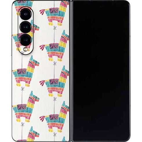 Cat Coq Llama Pinata Galaxy Z Fold4 5G Skin