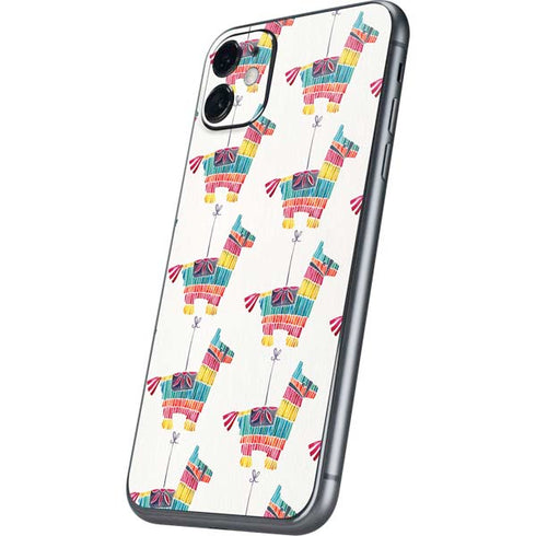 Cat Coq Llama Pinata iPhone 11 Skin
