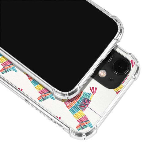 Cat Coq Llama Pinata iPhone 12 Clear Case