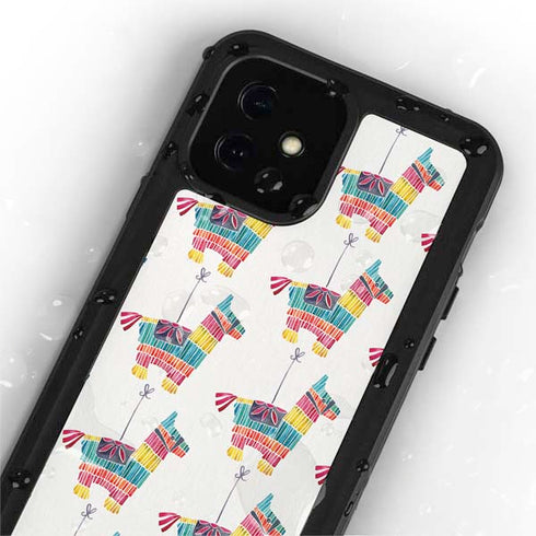 Cat Coq Llama Pinata iPhone 12 Mini Waterproof Case