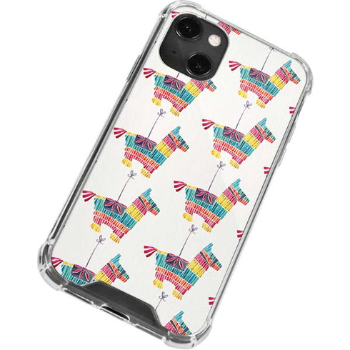 Cat Coq Llama Pinata iPhone 13 Mini Clear Case