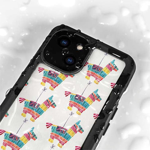 Cat Coq Llama Pinata iPhone 13 Mini Waterproof Case