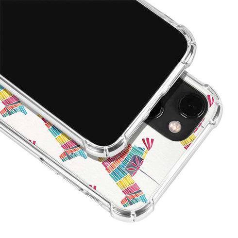 Cat Coq Llama Pinata iPhone 14 Clear Case