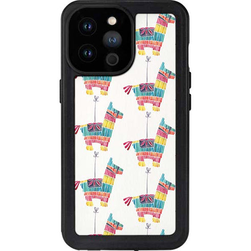 Cat Coq Llama Pinata iPhone 14 Pro Max Waterproof Case