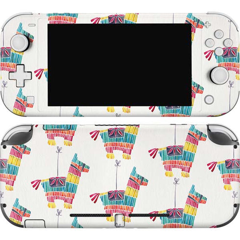 Cat Coq Llama Pinata Nintendo Switch Lite Skin