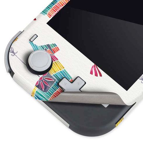 Cat Coq Llama Pinata Nintendo Switch Lite Skin