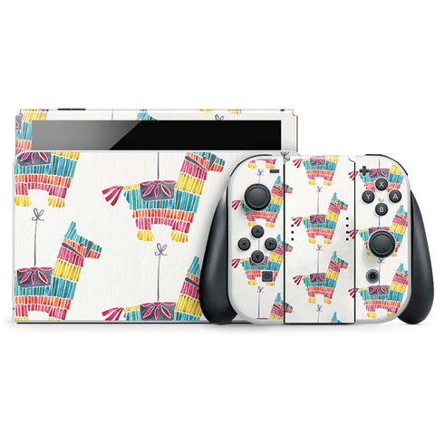 Cat Coq Llama Pinata Nintendo Switch OLED (2021) Skin