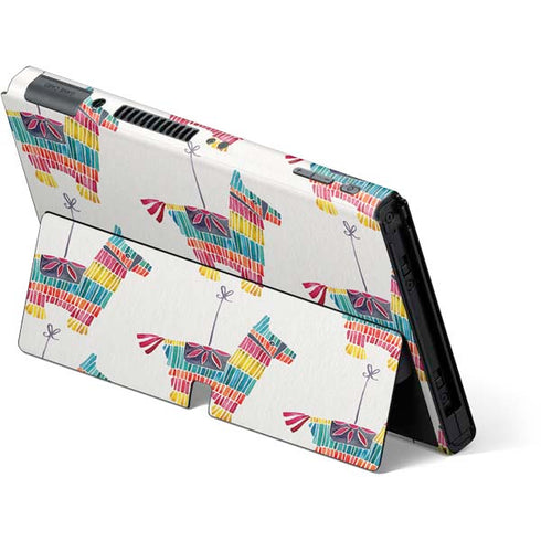 Cat Coq Llama Pinata Nintendo Switch OLED (2021) Skin