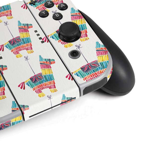 Cat Coq Llama Pinata Nintendo Switch OLED (2021) Skin