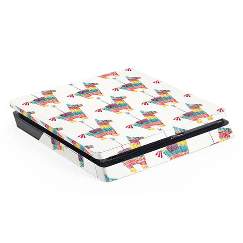 Cat Coq Llama Pinata PS4 Slim Skin