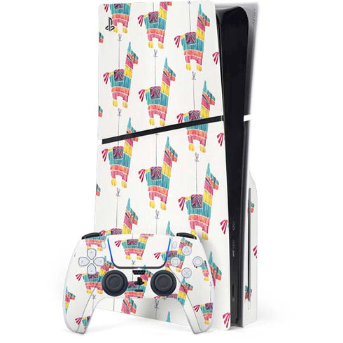 Llama Pinata by Cat Coq PS5 Slim Disk Bundle Skin