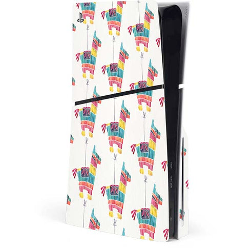 Llama Pinata by Cat Coq PS5 Slim Disk Console Skin